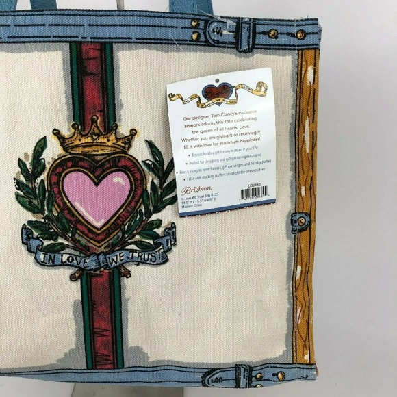 NEW BRIGHTON 2019 Canvas In Love We Trust Tote - Picture 4 of 6